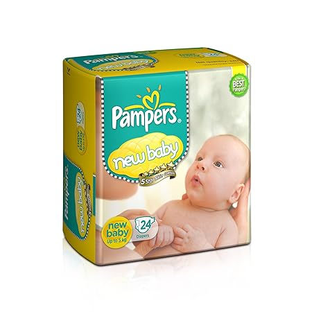 Pampers New Baby Diapers (24 Count)