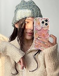 Jusy Case for iPhone 11 Pro Max, Colorful Retro Oil