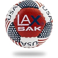 Lax Sak Soft Practice Lacrosse Balls, 1 & 2 Packs - Same Weight & Size as a Regulation Lacrosse Balls, Great for Indoor & Out