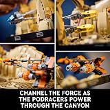 LEGO Star Wars Mos Espa Podrace Diorama 75380 Anakin Podracer Model Kit view 4