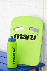 Maru Lime Blue Swimming Kickboard EVA Foam Easy-Grip 42x28cm Kids & Adults view 7
