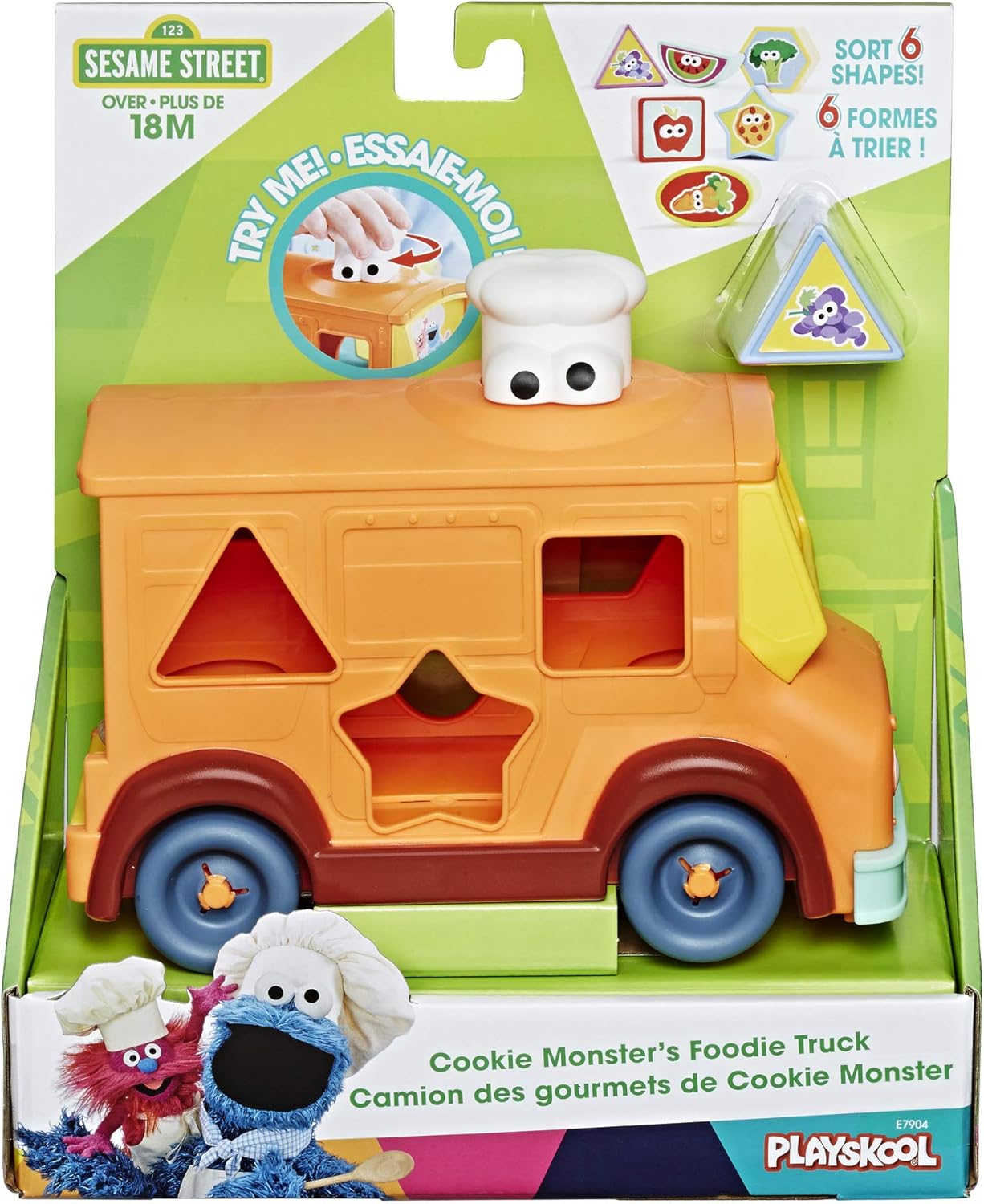 cookie monster food truck toy