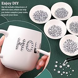Resin Rhinestones for Crafting with B7000 Jewelry