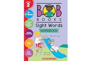 Bob Books - Sight Words Workbook | Phonics, Writing Practice, Ages 4 and up, Kindergarten, First Grade (Stage 2: Emerging Rea