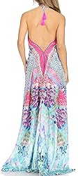 Sakkas 1817 - Lizi Womens Maxi High-low Halter