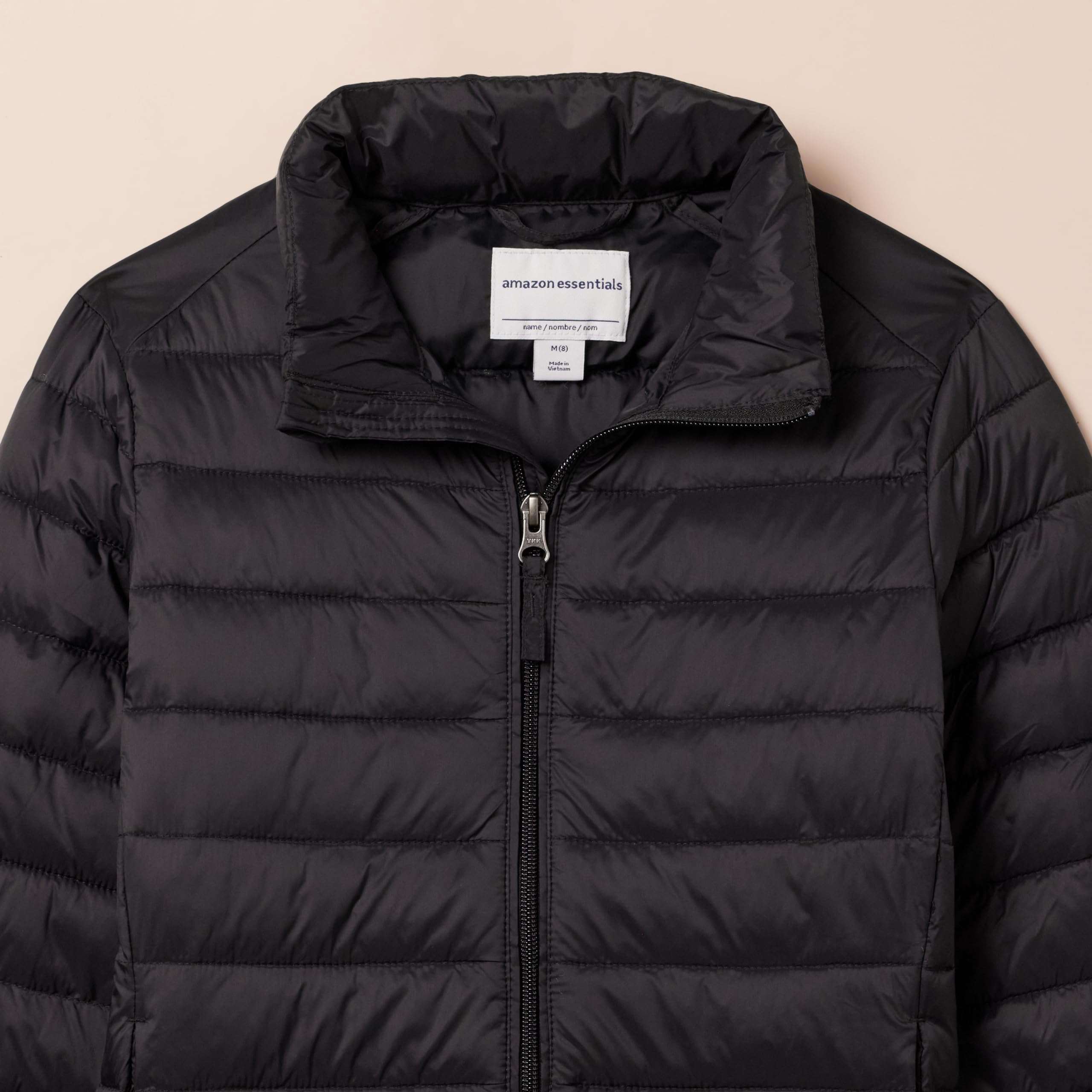 Amazon Essentials Boys and Toddlers' Lightweight Water-Resistant Packable Puffer Jacket