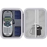 Baval Label Printer Case Compatible with DYMO LetraTag LT-100H/LT-100H Plus Handheld Label Maker(Gray Case)