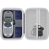 Baval Label Printer Case Compatible with DYMO LetraTag LT-100H/LT-100H Plus Handheld Label Maker(Gray Case)