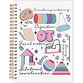 AQYIP Occupational Therapy Spiral Notebook, OT Gifts for Women Journaling Notebooks, Gifts for Occupational Therapists Journal, Therapeutic Gifts Notebooks for Note Taking, 5.5x8.3 Inch