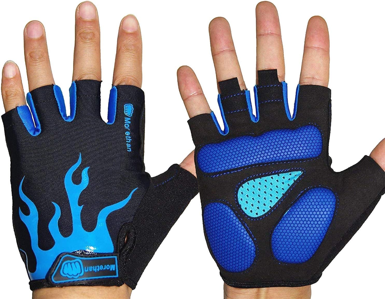 morethan Cycling Fitness Gloves Mountain Bike Gloves Road Racing Bicycle Gloves Light Silicone Gel Pad Biking Gloves Full Finger Bicycling Gloves Riding Gloves Men/Women Work Gloves