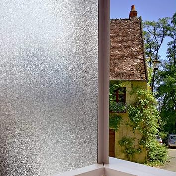 Aokkr Fensterfolie Sichtschutzfolie Dekorfolien Milchglasfolie Gute Privatsphare Schutz Fur Badezimmer Ohne Kleber Statisch Folie Matt Fur Umkleide Konferenzraume Buro Schlafzimmer 40cm 200cm Amazon De Kuche Haushalt