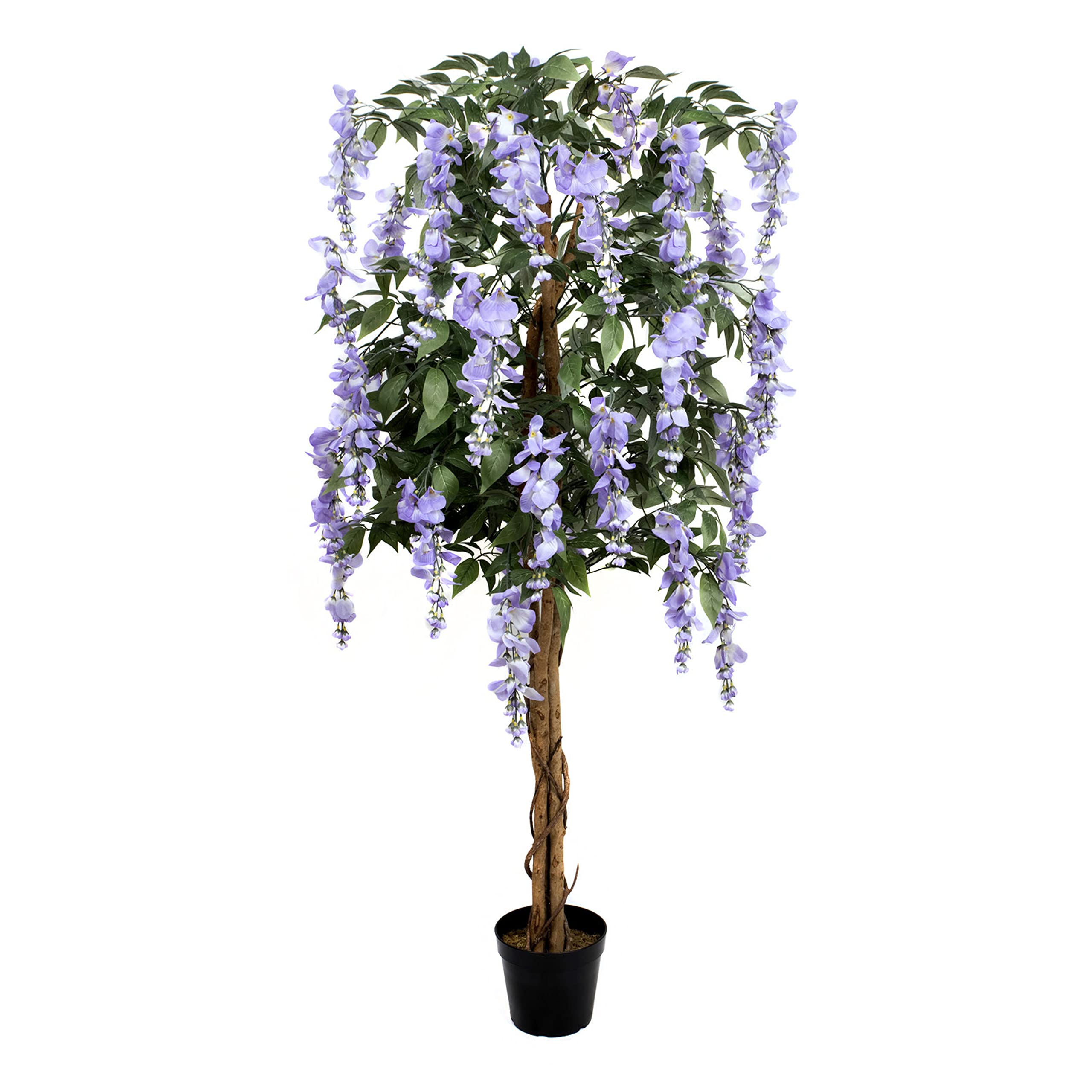 Artificial Lilac Wisteria Tree 150cm/5ft Potted Plant โ image 1