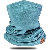 Winter Neck Warmer Gaiter Fleece Neck Cover Cotton Balaclava Windproof Face Cover Mask for Women Men