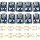 10Piece RP2040 Zero Boards RP2040 Microcontroller -Based PICO Development Boards Dual-core 264KB Cortex M0+ Processor and 2MB Flash