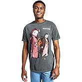 Bioworld Demon Slayer Side-by-Side Nezuko Men's Black Crew Neck Short Sleeve T-Shirt