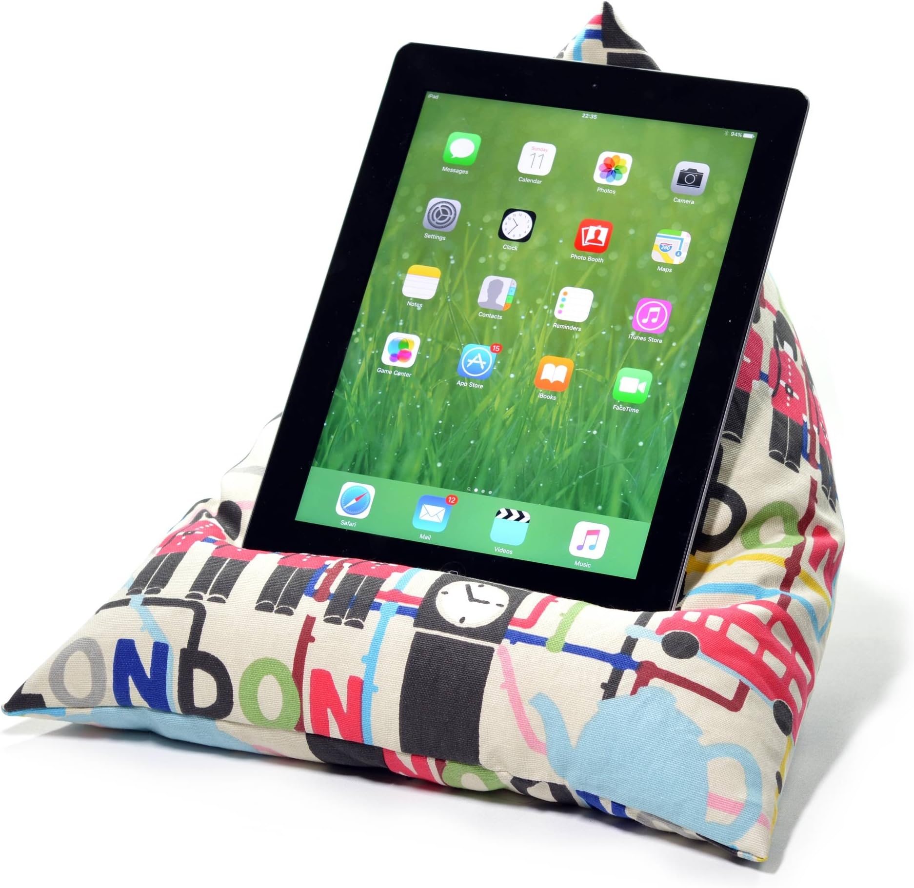 eBean Tablet Cushion - LONDON - beanbag stand lap holder suitable for all iPads tablets and ebook readers