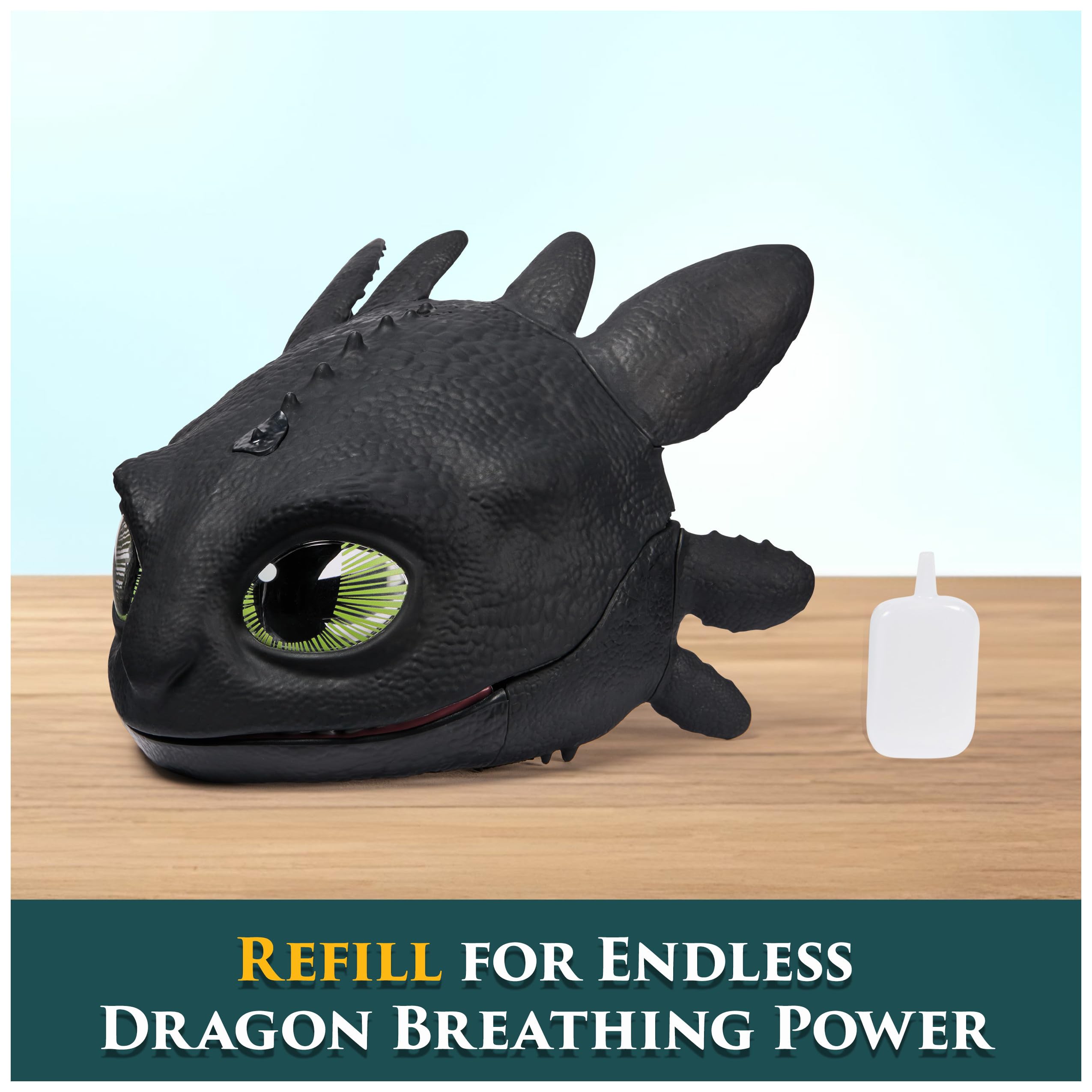 Dreamworks Dragons How To Train Your Dragon, Electronic Blast & Roar Toothless Mask, Kids Dress Up & Pretend Play Costumes for Boys & Girls Ages 4 & Up