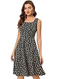 Allegra K Women's Summer Casual Sundress Sleeveless