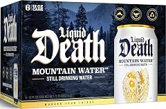 Liquid Death Still Mountain Water 6pk, 12 FZ
