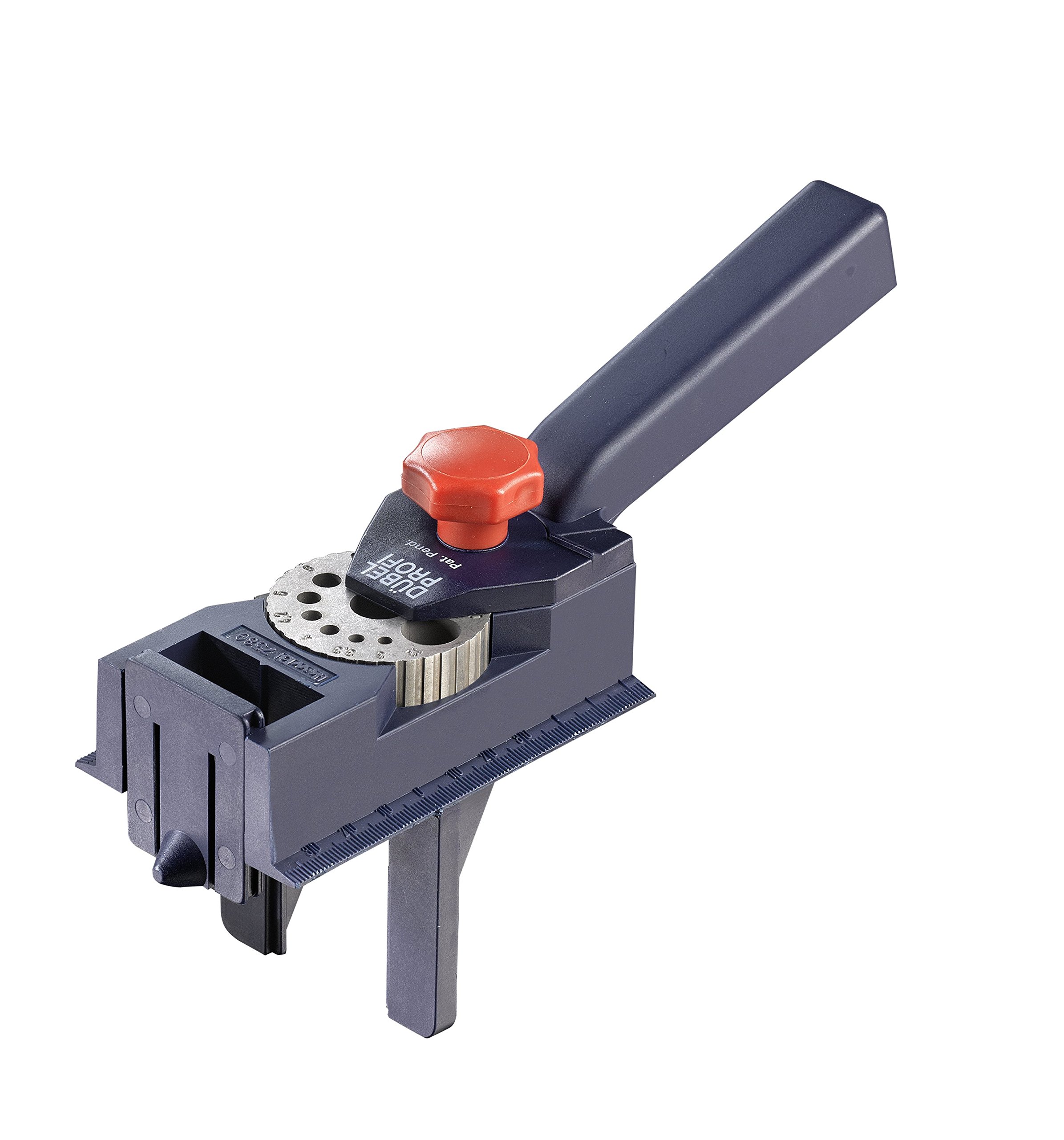kwb DÜBELPROFI Universal Dowel Jig with Adjustable Hole Sizes, Precise Woodworking Tool