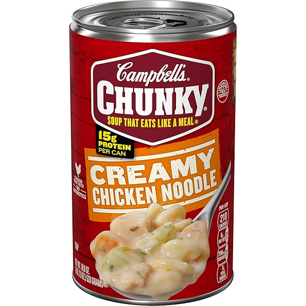 CAMPBELL’S CHUNKY SOUP, CREAMY CHICKEN NOODLE SOUP, 18.8...