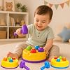 Brinquedo infantil para Bebê Bate Bate com Martelinho para Criança de 1 ano, Brinquedo Educativo, Sensorial e Estímulo Coorde