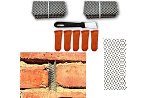 100pcs 304 Stainless Steel weep Hole Covers for Brick Walls,Diamond Hole mesh Cover for Walls,2.75" Covers Can Be Cut or Stac