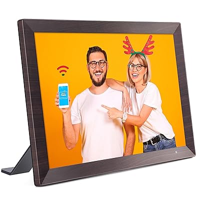 VANKYO WiFi Digital Photo Frame, 10.1 inch Touch Screen, Smart HD Display, Instant Share Photos and Videos via App, Email, Cloud, 16GB Storage, Auto-Rotate
