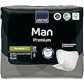 Abena Man Premium Incontinence Guards, (Sizes 0 to 2) Formula 1, 180 Count