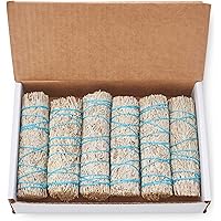 Blue Sage 6 Pack (4-Inch) - Smudge Kit Replenishment/Refill Smudging Kit Refill | Sustainably Grown Sage Bundles | Sage…