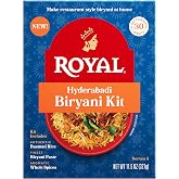 Royal Hyderabadi Biryani Kit - 11.5 oz Box | White Basmati Rice, Biryani Paste, and Whole Spices