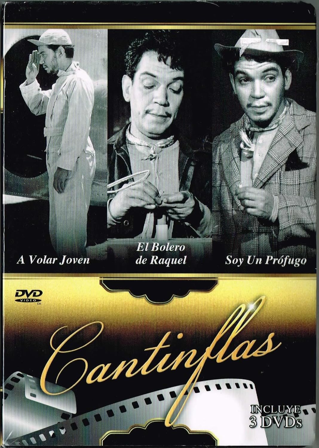 CANTINFLAS (3 PELICULAS) A VOLAR JOVEN & EL BOLERO DE