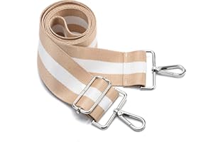 LVYOUME Silver Hardware 2" Wide Replacement Crossbody Straps Adjustable Shoulder Strap Extra Long Bag Strap for Handbags