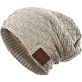 Bluetooth Beanie Women Men Wireless Winter Hats with Headphones Smart Beanie Headset Warm Musical Headphone with Built-in Mic for Skiing Skateboarding Jogging Gift for Men Women Boys Girls Light Grey
