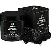 Black Mica Powder for Epoxy Resin 56g / 2oz. Jar - TECHAROOZ 2 Tone Resin Dye Color Pigment Powder for Lip Gloss, Nails, Colorant for Bath Bombs & Soap Making