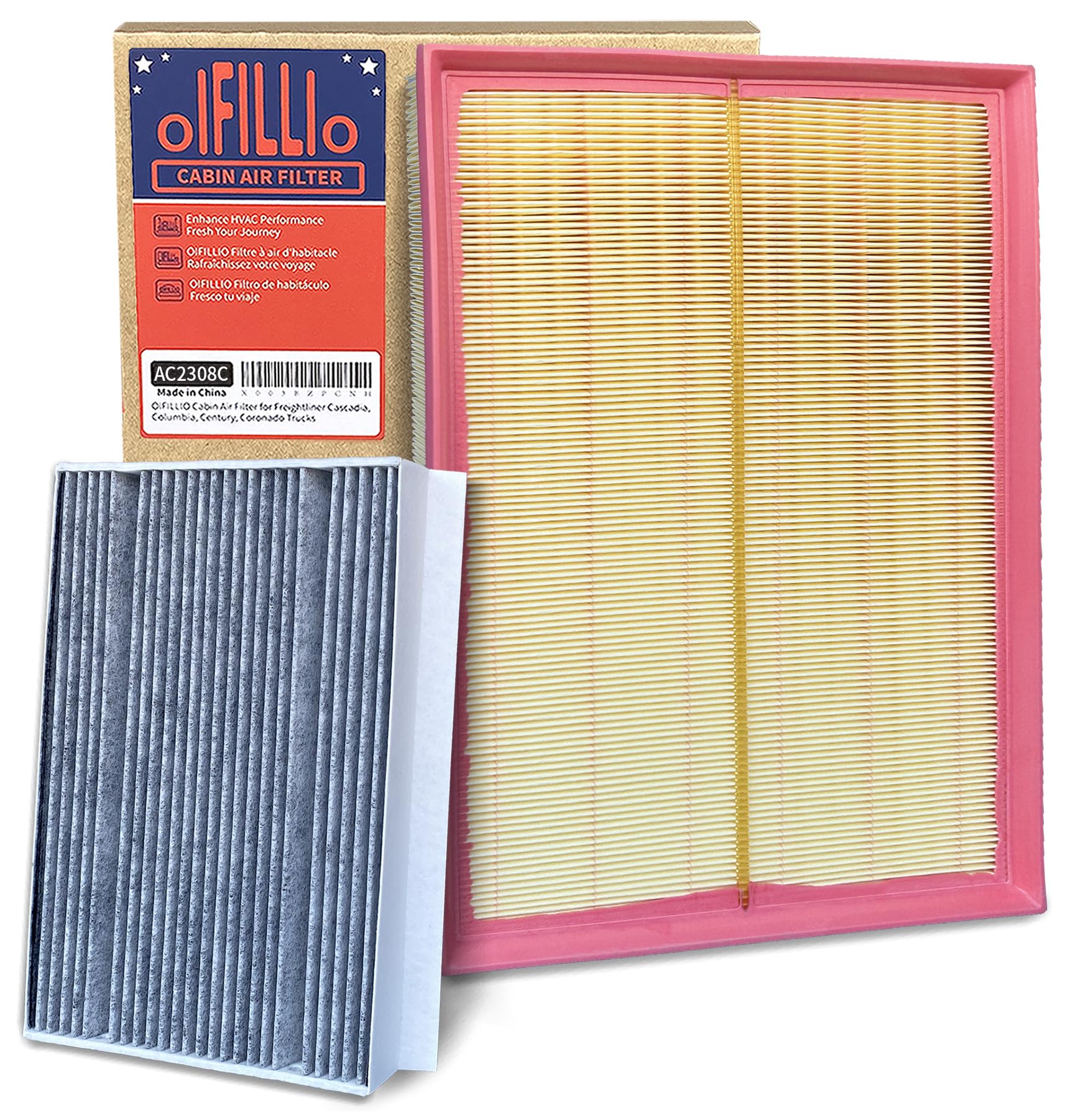 Photo 1 of OIFILLIO Cabin & Engine Air Filter for 2019-2022 Mercede Sprinter Van 2500 3500 3500XD, 2019-2023 Sprinter 1500 4500, 2019-2021 Freightliner Sprinter Van 1500 2500 3500 3500XD 4500
