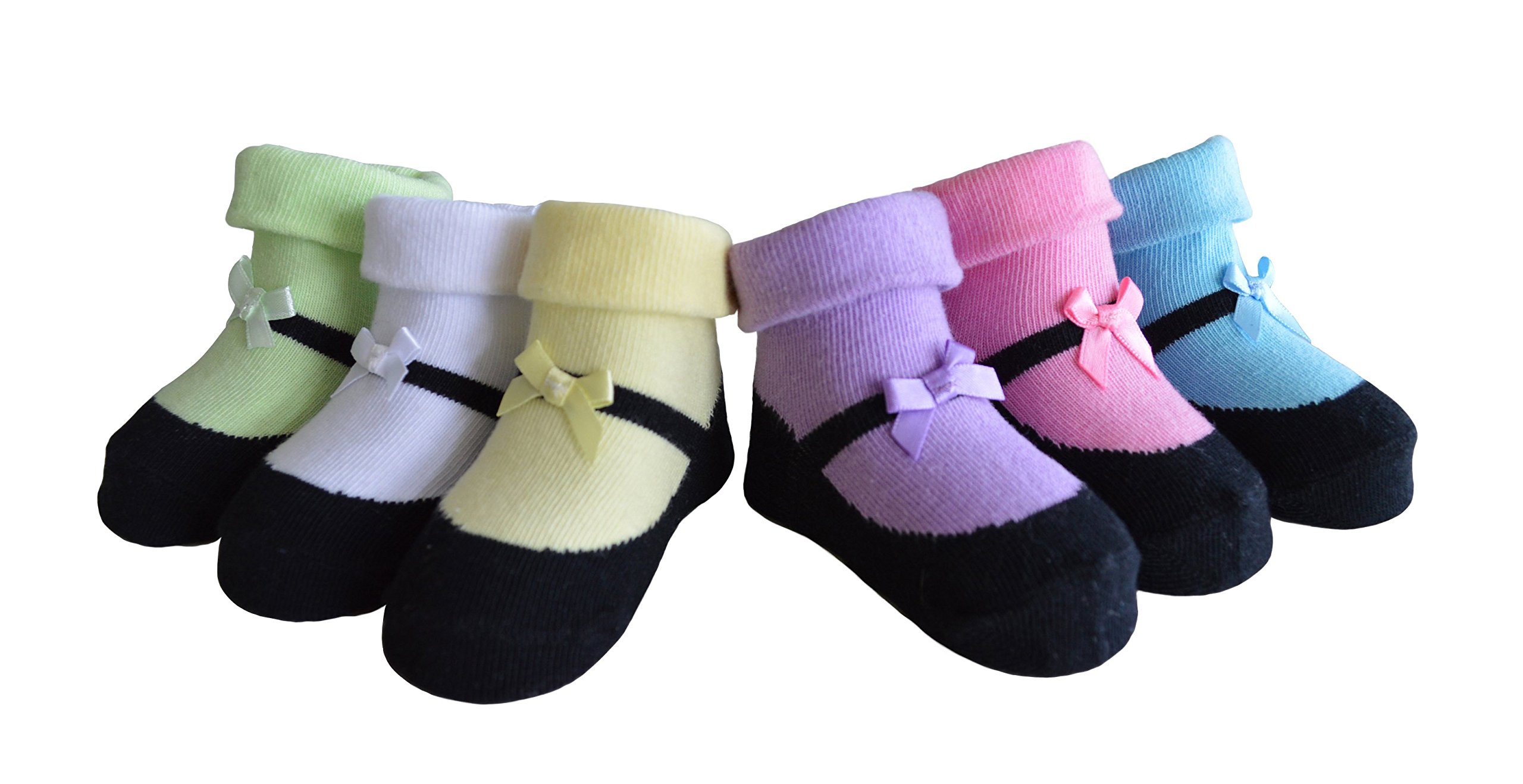 Baby EmporioBaby Girl SocksShoe LookAnti Slip Soles