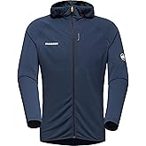 Mammut Men's Aenergy Light ML Hoodie Jacket, Navy, XL, Transparent/Green, X-Large