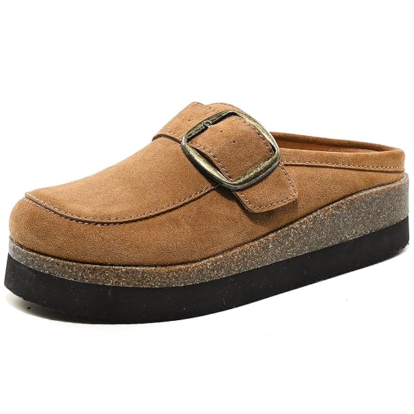 FLEXWIN PLATFORM CLOGS FOR WOMEN, MULES ARCH SUPPORT,...