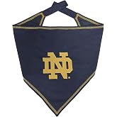 Pets First NCAA Notre Dame Tie Bandana, Large/x-Large. Dog Bandana Scarf Bib for Pet Cat Dog. The Ultimate Game-Day, Party Bandana (ND-3550-L-XL)