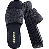 CUSHIONAIRE Women's Kudos Platform Slide Sandals