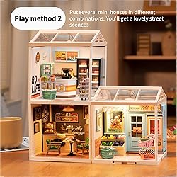 Rolife Plastic House Building Set Toy DIY Miniature