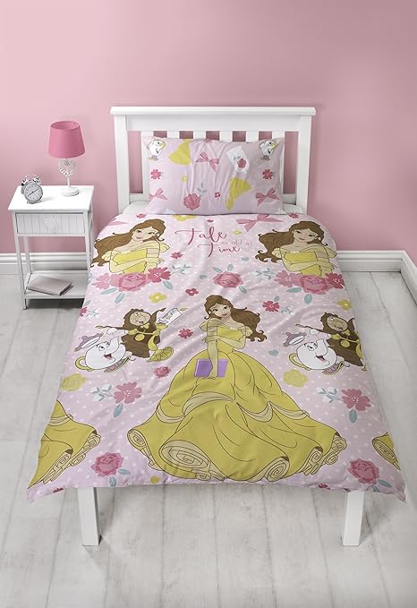 disney princess single bedding set