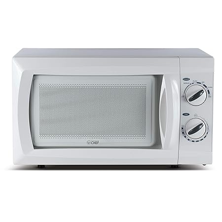 Horno de microondas giratorio Commercial Chef de 600 vatios, color ...