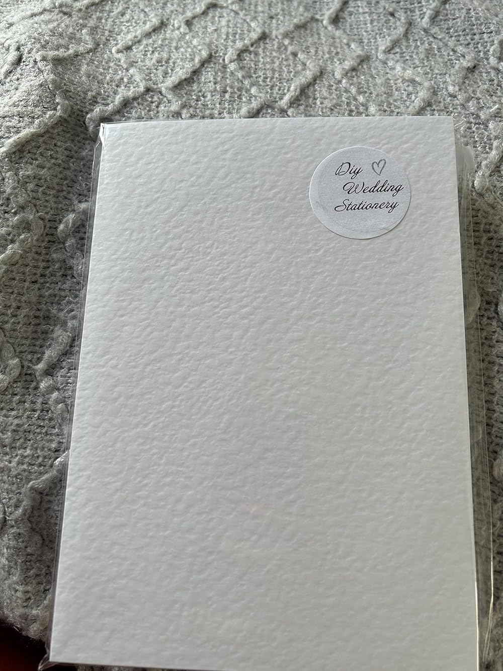 DIY Wedding & Crafts 40 A5 Sheets White Hammered Card 250gsm for Cards