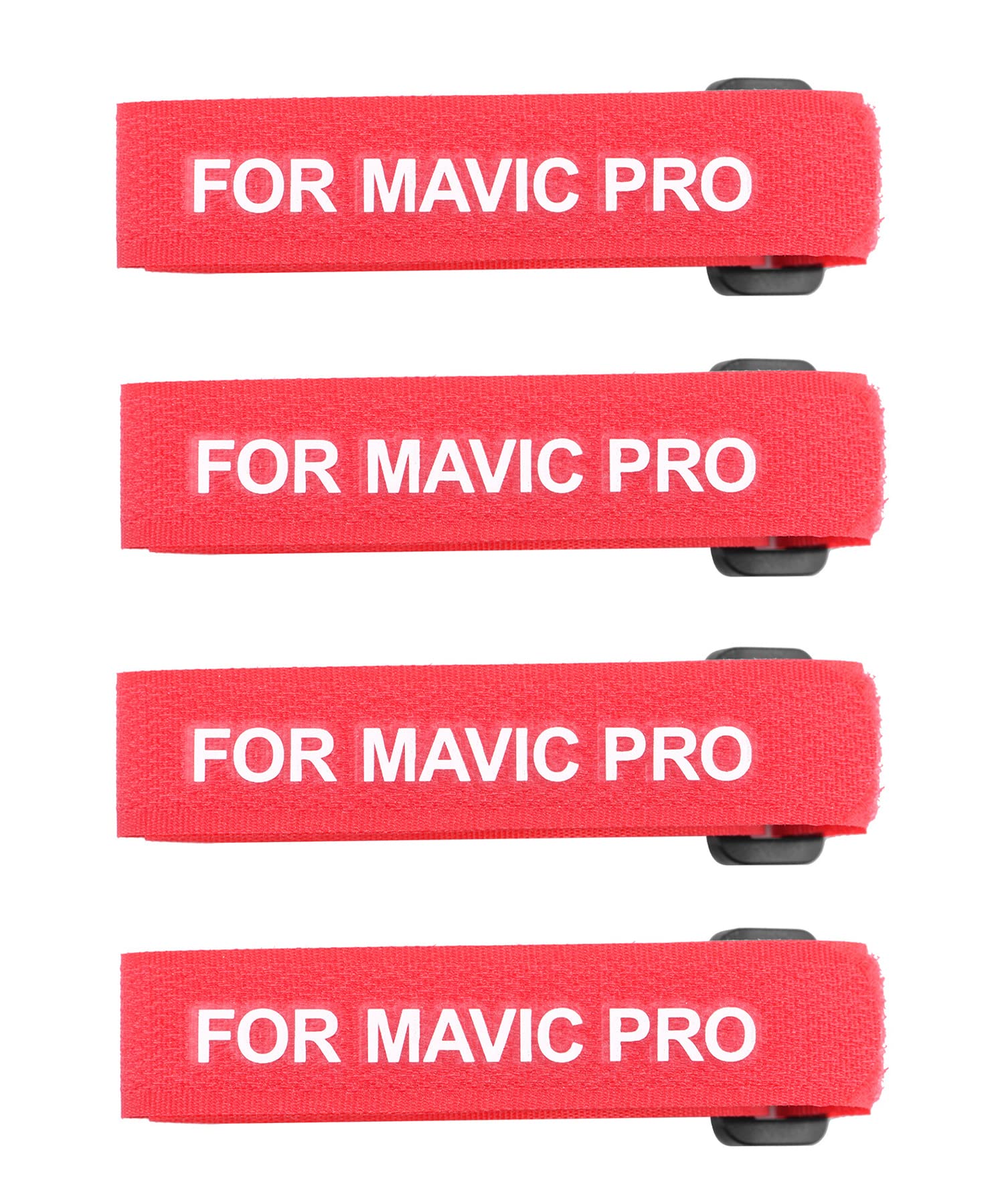 Hsthe Sea 4 Pack Universal Propeller Stabilizers Fixing Strap Propeller Protection Blade Fixing Straps for Mavic Air 2/Air 2S/Pro Drone Accessories (Red)