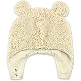 Zutano Unisex Baby, Furry Baby Bear Hat, Oat Furry, 24M