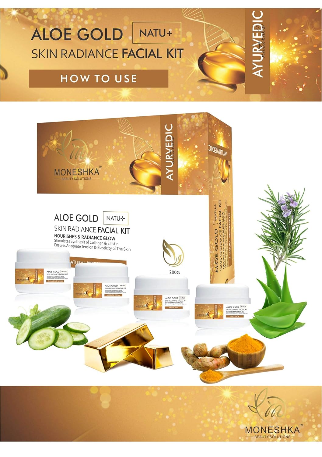 loreal gold facial kit