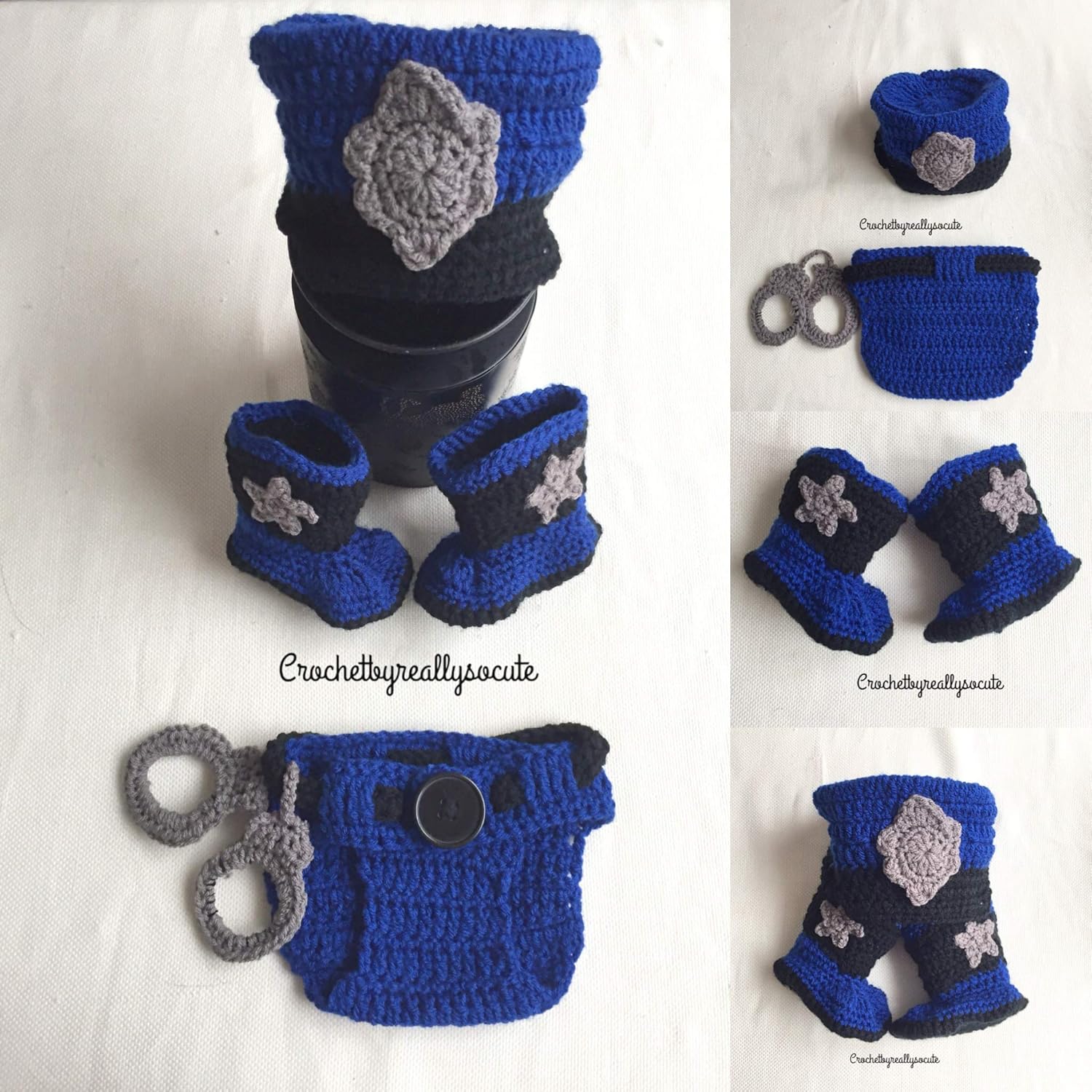 infant police officer costume