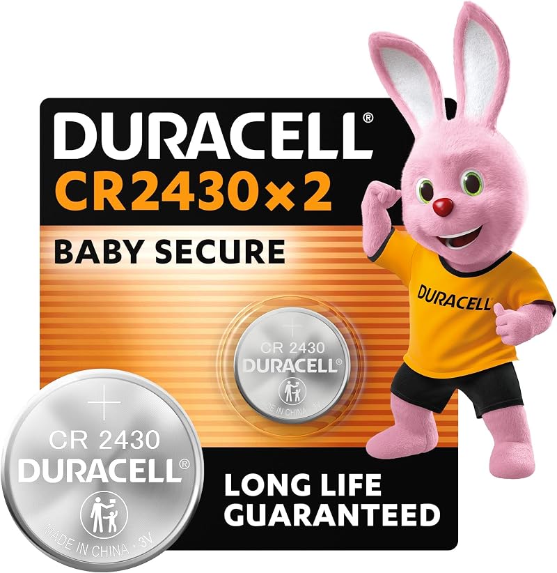 Duracell 2430 Lithium Coin Battery 3V Pair Key Fob Long Life Guaranteed
